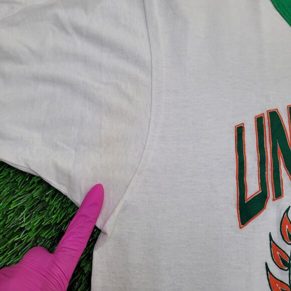 Vintage 80s Screen-Stars Shirt M/L 20x26 USA - Picture 2 of 15